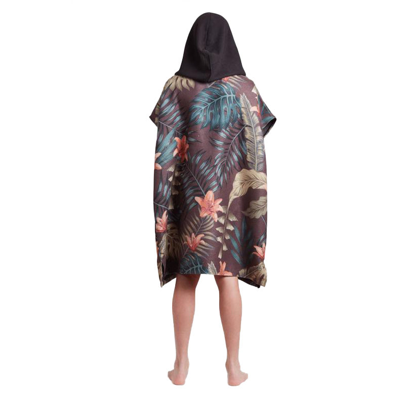 Kids Palms Night Changing Poncho
