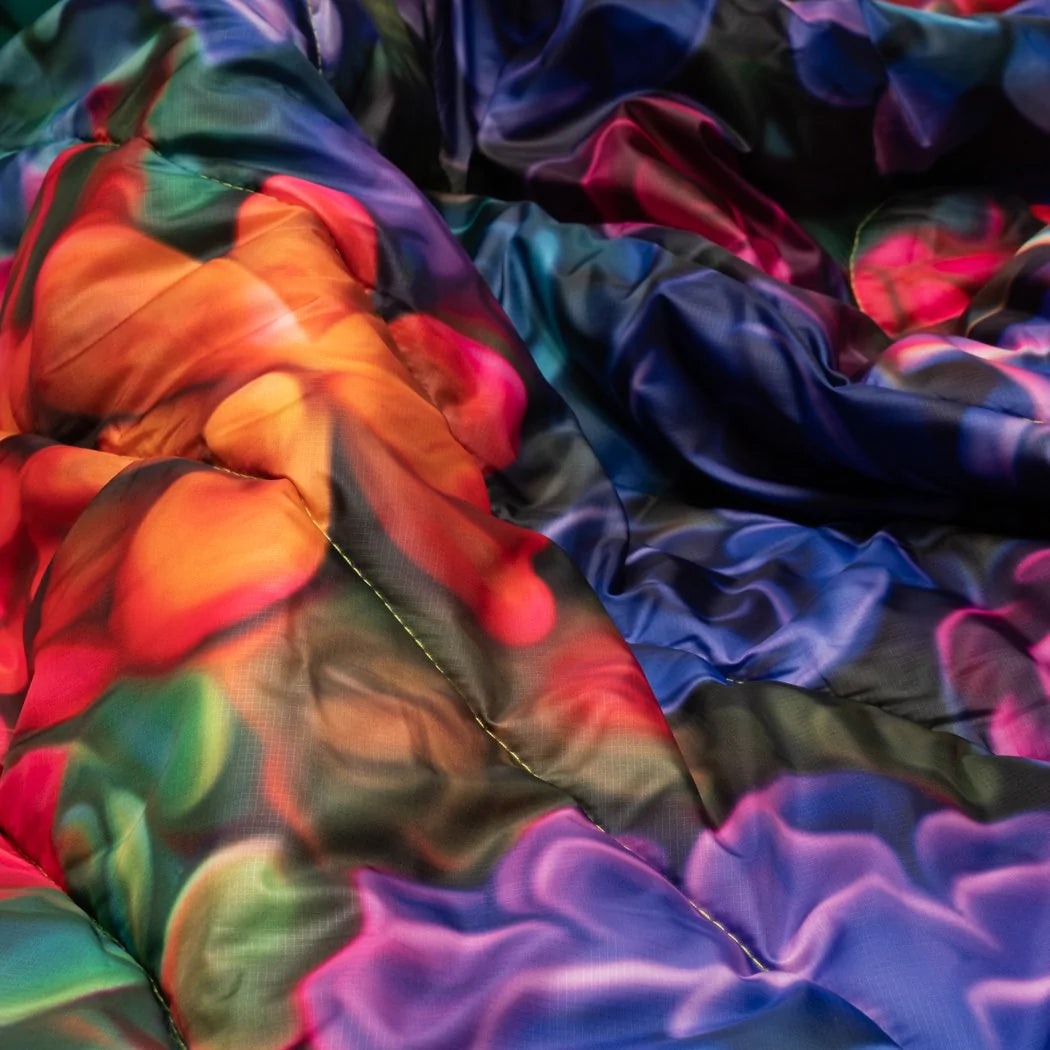 Rumpl Puffy Blanket - Psychedelic Succulents